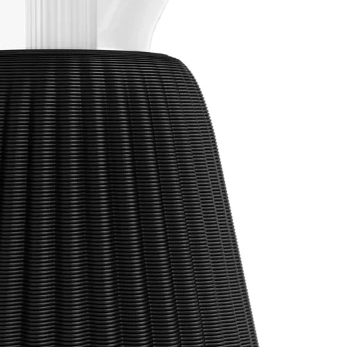 Lightguide triangle + cone table lamp (black)