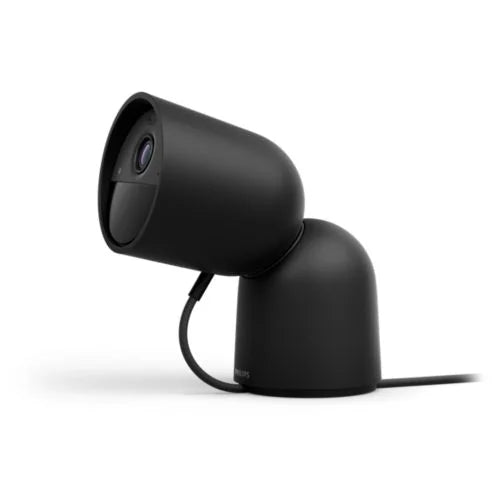 Secure wired camera with desktop stand