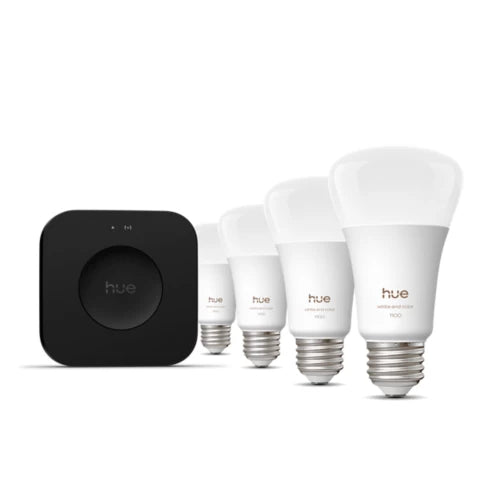 Starter kit: 4 E26 color-capable bulbs + Bridge Pro