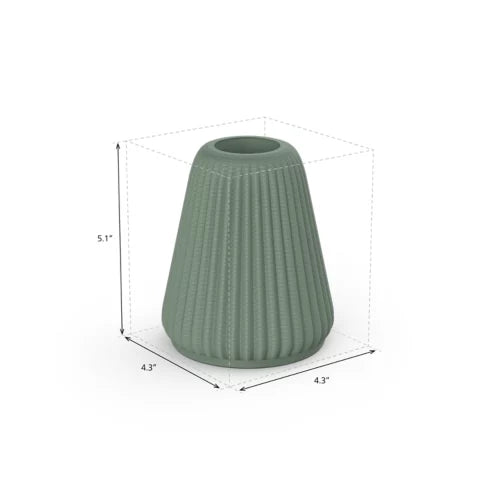Cone table lamp for Lightguide bulbs (Sage)
